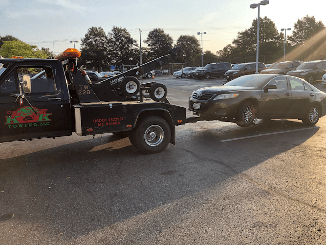 K and K Towing and Roadside DMV tow truck