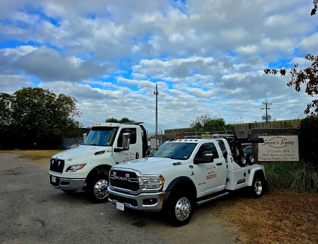 Steve's Towing Virginia Beach tow truck