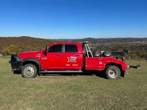 A Plus Towing and Repair tow truck