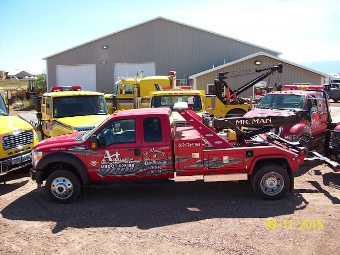A-Plus Services LLC tow truck