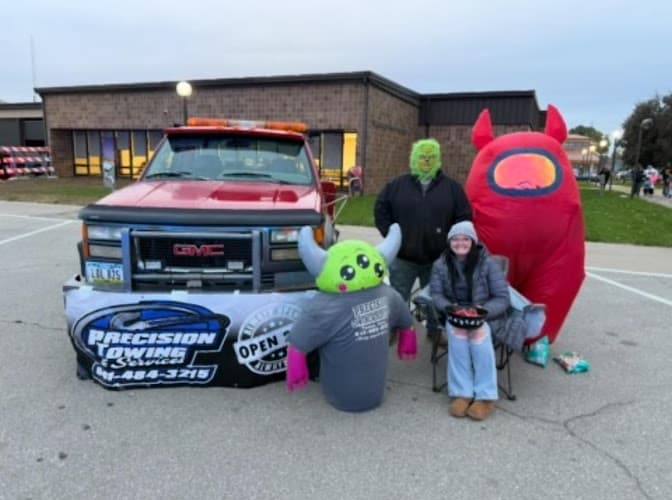 Precision Towing & Services tow truck