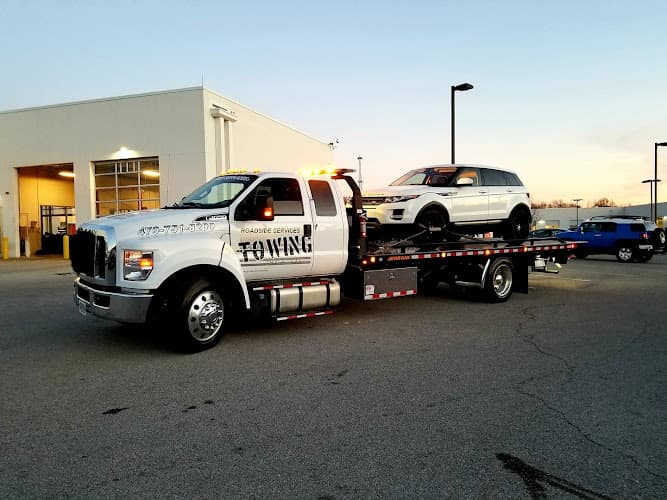 Roadside Services Towing of NWA tow truck